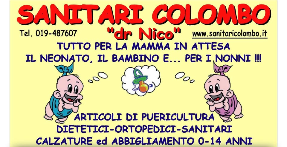 Biglietto originale Sanitari Colombo dr Nico